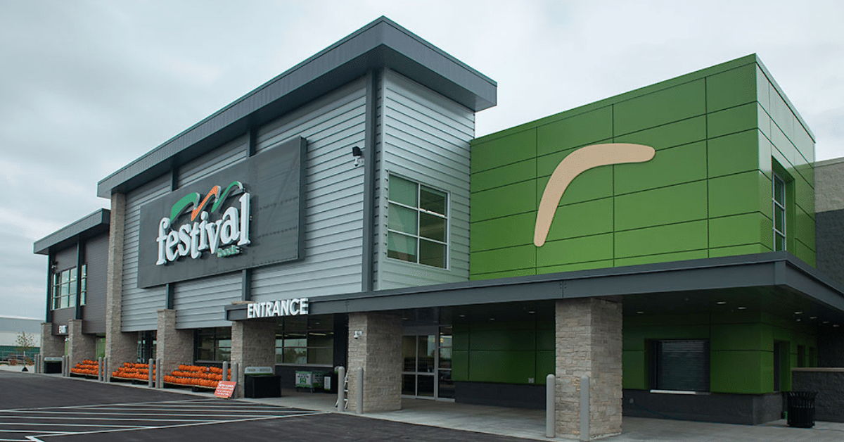 Festival Foods storefront during the day