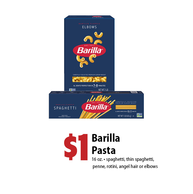 $1 Barilla Pasta