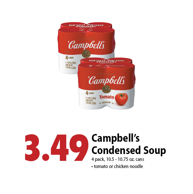 3.49 campbell's condensed soup