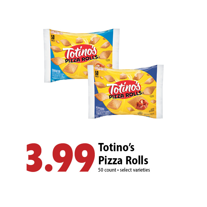 3.99 totino's pizza rolls