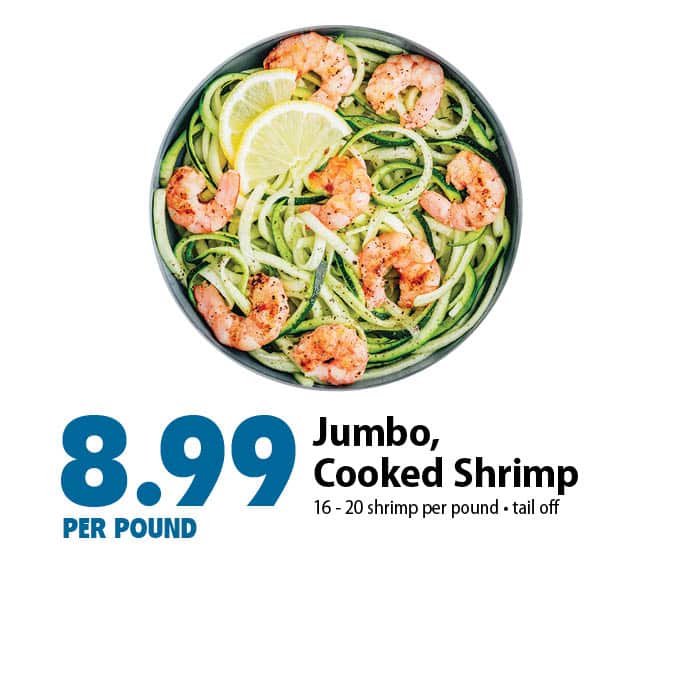Jumbo, Cooked Shrimp