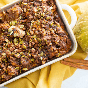 Pumpkin French Toast Casserole