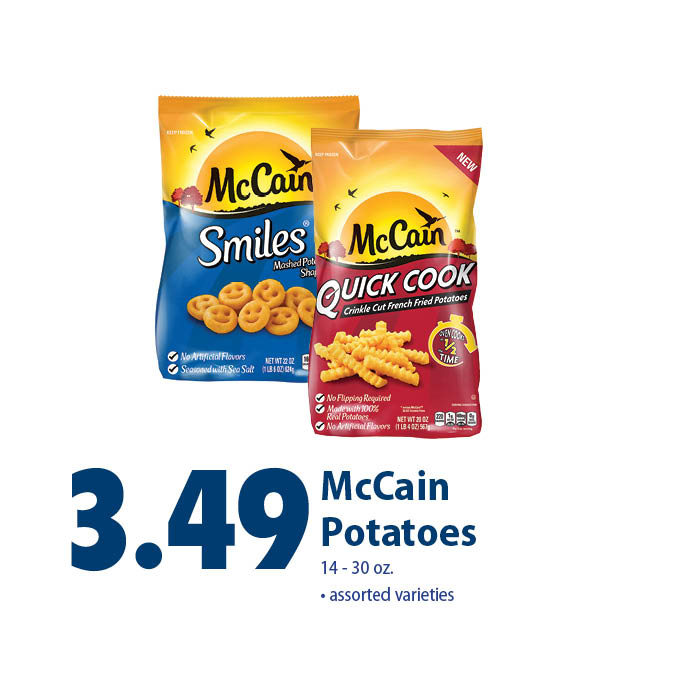 mccain potatoes