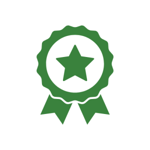 green award with star