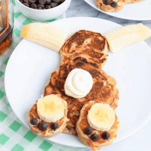 BUNNY BUTT CARROT PANCAKES