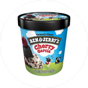 Ben and Jerry's Cherry Garcia Ice Cream