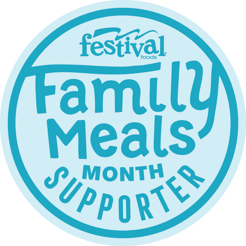 festival foods family meals month supporter logo