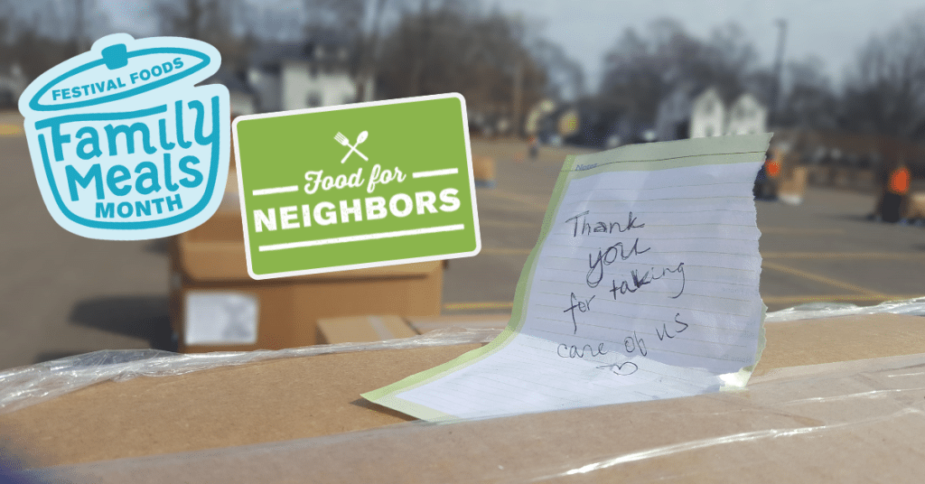 Family Meals Month - Food for Neighbors