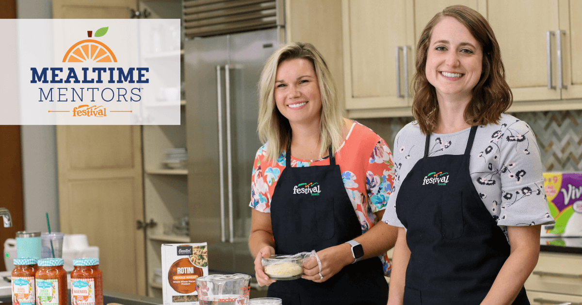 Image of two women cooking in a kitchen