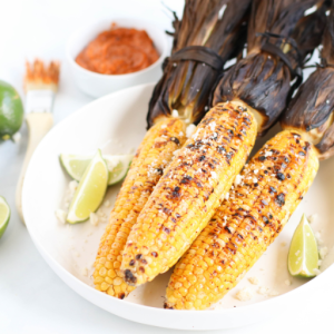 Grilled Sweet Corn with Chili Lime Butter