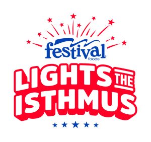 festival foods lights the isthmus fireworks logo