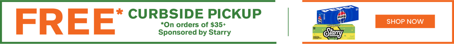 Free Curbside Pickup sponsored by Starry