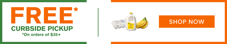 Free Curbside Pickup on orders of $35+