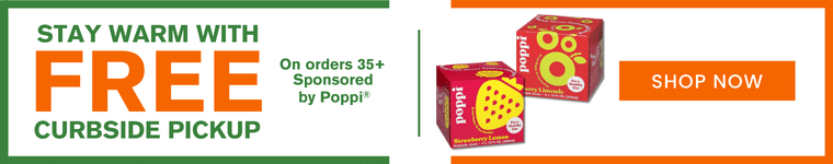 Free Curbside Pickup Sponsored by Poppi