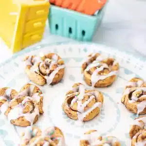 bunny ear cinnamon rolls