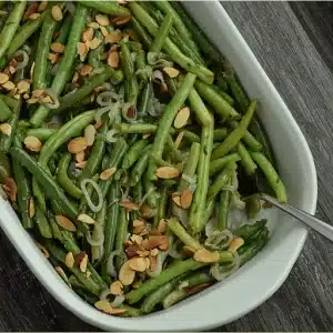 Green Beans with Shallots, Almonds & Tarragon