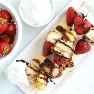 grilled shortcake skewers