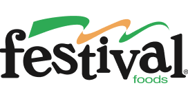 A theme logo of Festival Foods
