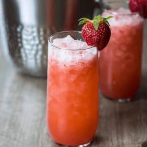Strawberry Cucumber Agua Fresca