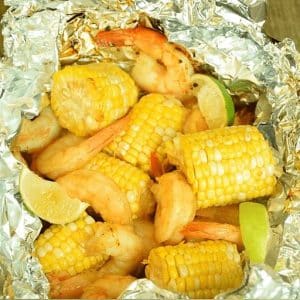 Grilled Lime Shrimp