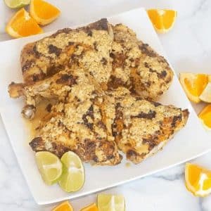 Mojo Marinated Chicken Leg Quarters