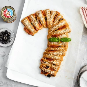 pizza candy cane crescent