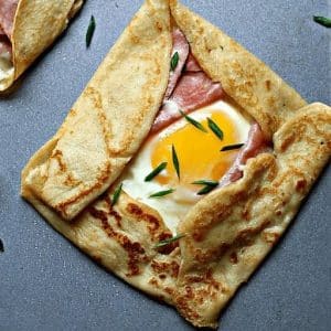 Ham & Egg Crepes