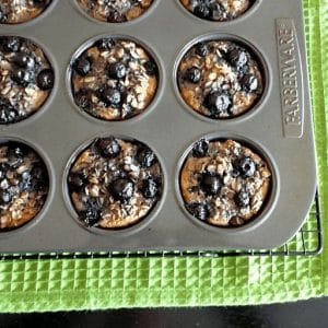 Oatmeal Blueberry Breakfast Cakes