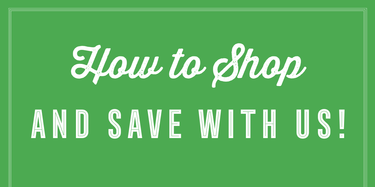 how to shop and save with us