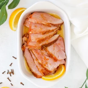 slow cooker holiday ham