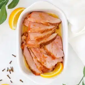 slow cooker holiday ham