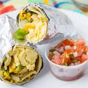 southwest breakfast burritos