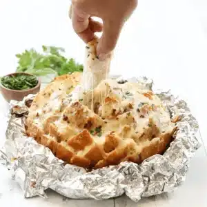 spicy cheesy pull apart bread