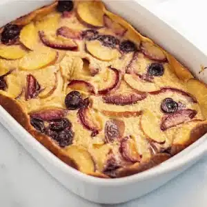 stone fruit clafoutis